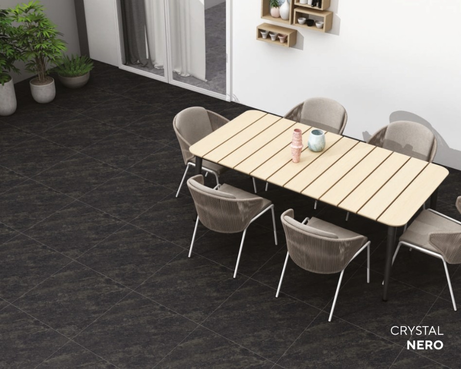 Керамогранит  Для Улиц Кристал Неро/Outdoor Crystal Nero